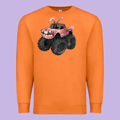 Easter Monster Truck Easter Day Premium Sweatshirt Designed By Howdyjamesfarm