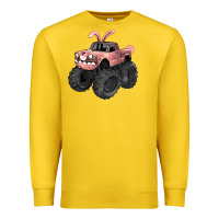 Lemon Easter monster truck Easter Day Premium Sweatshirt - HowdyJamesFarm
