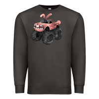 Smoke Easter monster truck Easter Day Premium Sweatshirt - HowdyJamesFarm