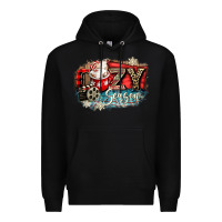 Black cozy season Premium Hoodie - CowGirlArtShop