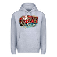 Heather Grey cozy season Premium Hoodie - CowGirlArtShop