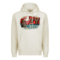 Oatmeal Heather cozy season Premium Hoodie - CowGirlArtShop