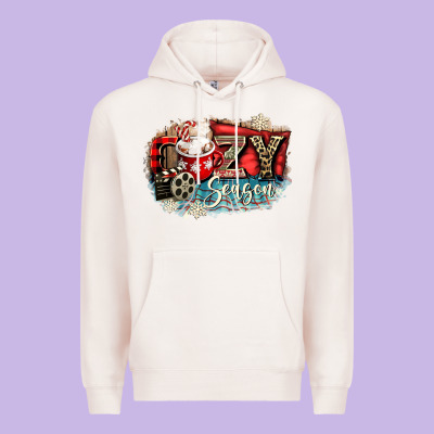 Cozy Season Premium Hoodie Designed By Cowgirlartshop