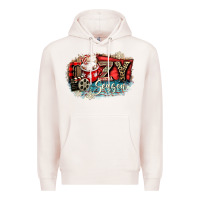 Pale Pink cozy season Premium Hoodie - CowGirlArtShop