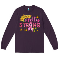 Plum pretty strong Long Sleeve Tee - BundleAndBundleShop