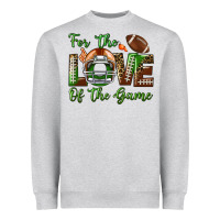 Heather Grey for the love of the game Heavyweight Sweatshirt - BundleAndBundleShop
