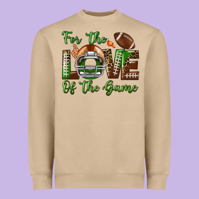 For The Love Of The Game Heavyweight Sweatshirt Designed By Bundleandbundleshop