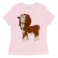 Bubblegum Pink hareford Ladies Tee - JahusDesignShop