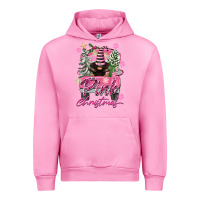 Fuchsia Pink Pink Christmas Truck Gnome Urban Hoodie - FaDigitalArtStudio