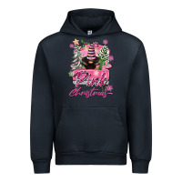 Navy Pink Christmas Truck Gnome Urban Hoodie - FaDigitalArtStudio