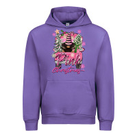 Tulip Pink Christmas Truck Gnome Urban Hoodie - FaDigitalArtStudio