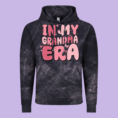 In My Grandma Era Vintage Hoodie Designed By Maliassmallbusiness