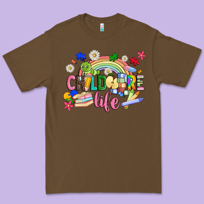 Childcare Life Premium Tee Designed By Jahusdesignshop