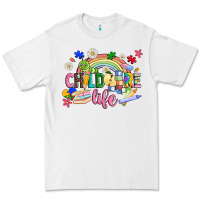 White childcare life Premium Tee - JahusDesignShop