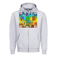 Lgbtq+ Proud Ally With Daisy Zipper Hoodie | Teevron