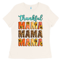 Thankful Mama Mama Mama Ladies Tee | Teevron