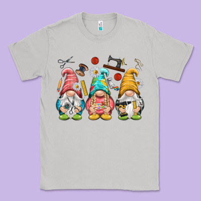 Crafter Gnomies Classic Tee Designed By Nancycooperartshop
