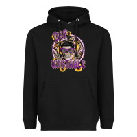 Black def unstable Heavyweight Hoodie - CowGirlArtShop