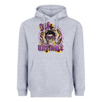 Heather Grey def unstable Heavyweight Hoodie - CowGirlArtShop