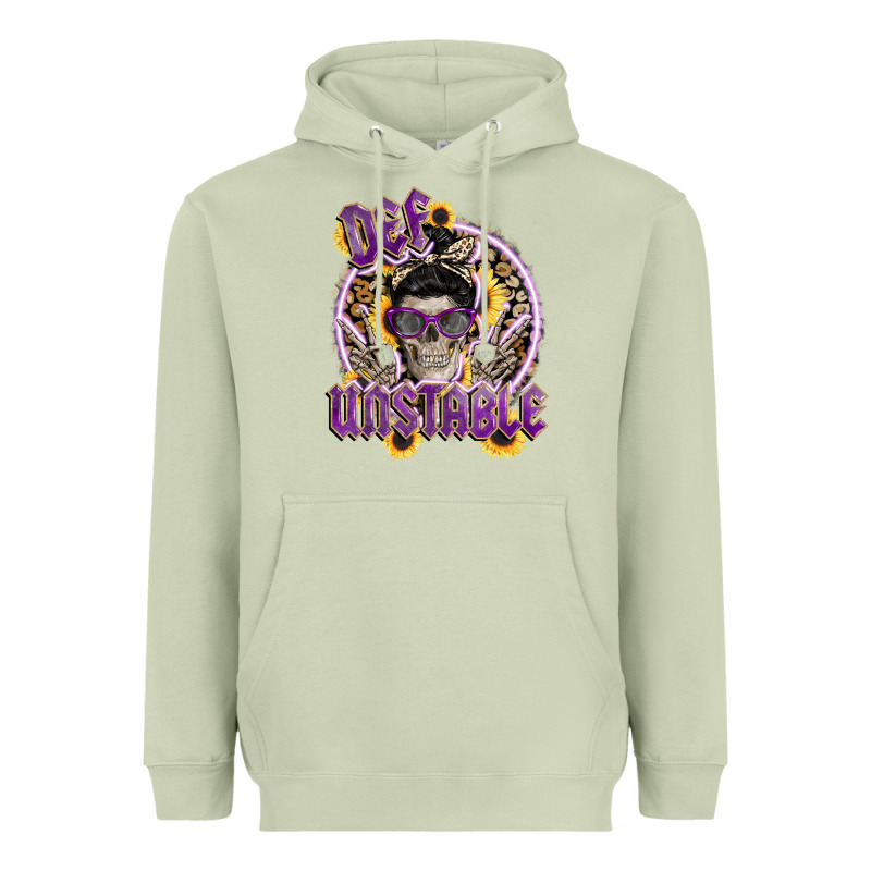 Def Unstable Heavyweight Hoodie by CowGirlArtShop | Teevron