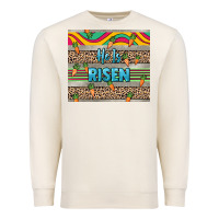 Sandshell He is risen tumbler Easter Day Premium Sweatshirt - HowdyJamesFarm