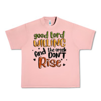 Salmon good lord willing and the creek dont rise Urban Heavy Tee - MaliasSmallBusiness