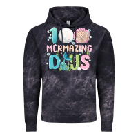 Cloud Black 100 mermazing days Vintage Hoodie - MaliasSmallBusiness