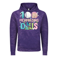 Cloud Purple 100 mermazing days Vintage Hoodie - MaliasSmallBusiness