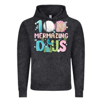 Vintage Black 100 mermazing days Vintage Hoodie - MaliasSmallBusiness