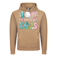 Vintage Coffee 100 mermazing days Vintage Hoodie - MaliasSmallBusiness