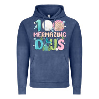 Vintage Denim 100 mermazing days Vintage Hoodie - MaliasSmallBusiness