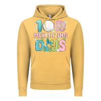 Vintage Mustard 100 mermazing days Vintage Hoodie - MaliasSmallBusiness