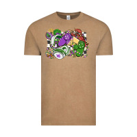 Vintage Coffee gamer mardi gras game controller Vintage Tee - MaliasSmallBusiness