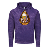 Cloud Purple sunflower tooled leather bullskull teardrop earrings Vintage Hoodie - Jasminsmagicworld
