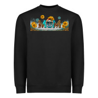 Black american football mom libbey glass Heavyweight Sweatshirt - BundleAndBundleShop