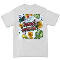 Dove Grey sweet summer seamless pattern Premium Tee - BundleAndBundleShop