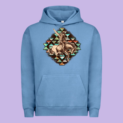 Aztec Symbol Rodeo Urban Hoodie Designed By Fadigitalartstudio
