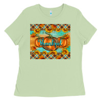 Matcha Thankful Pumpkins Ladies Tee - Artiststas