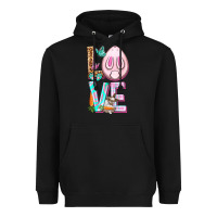 Black Love Rabbit Easter Day Heavyweight Hoodie - HowdyJamesFarm