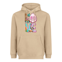 Mushroom Love Rabbit Easter Day Heavyweight Hoodie - HowdyJamesFarm