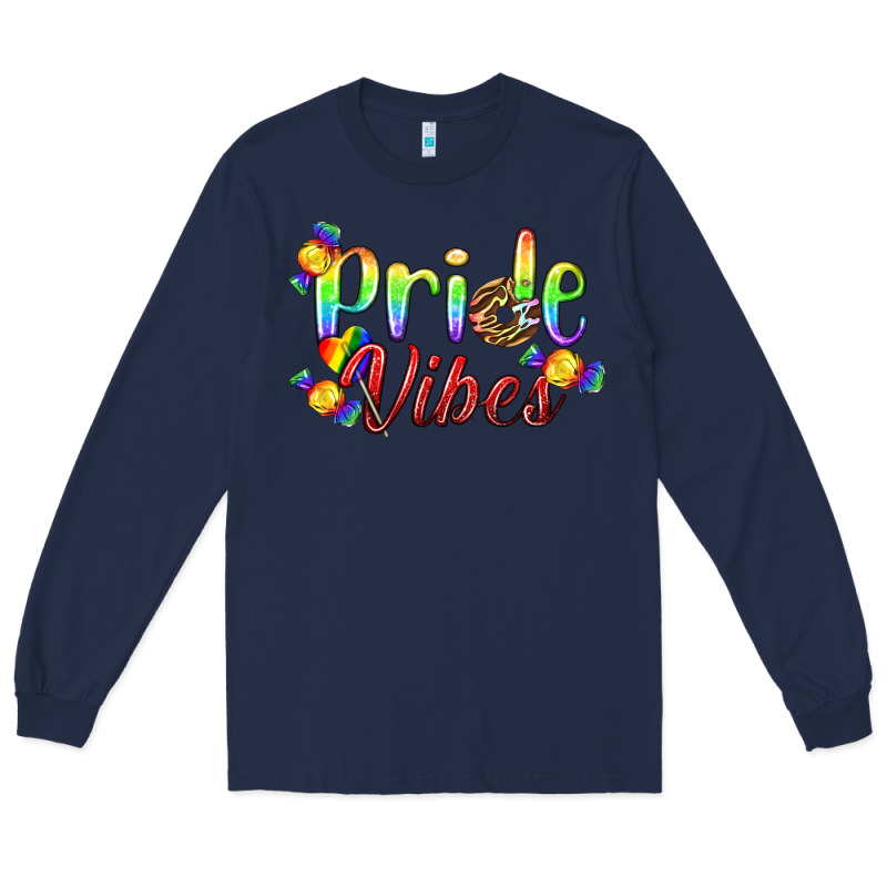 Pride Vibes Lgbtq Long Sleeve Tee by BundleAndBundleShop | Teevron