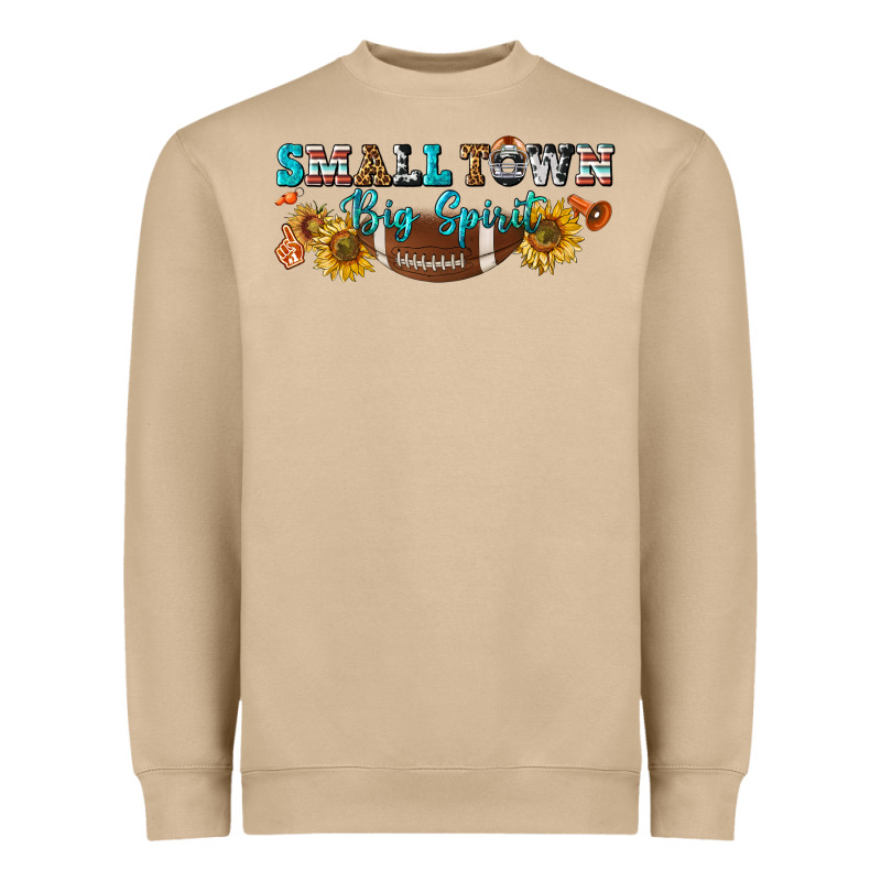 Small Town Big Spirit Heavyweight Sweatshirt by BundleAndBundleShop | Teevron