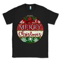 Black merry christmas Classic Tee - CowhideDigitalArt