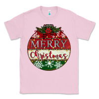 Bubblegum Pink merry christmas Classic Tee - CowhideDigitalArt