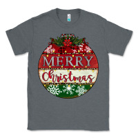 Charcoal Heather merry christmas Classic Tee - CowhideDigitalArt