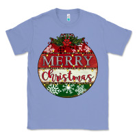 Colony Blue merry christmas Classic Tee - CowhideDigitalArt