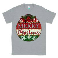 Heather Grey merry christmas Classic Tee - CowhideDigitalArt