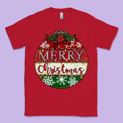Merry Christmas Classic Tee Designed By Cowhidedigitalart