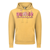 Vintage Mustard auntie like a mom only cooler Vintage Hoodie - MaliasSmallBusiness