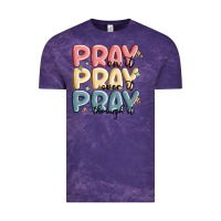 Cloud Purple pray on it pray over it pray through it Vintage Tee - MaliasSmallBusiness